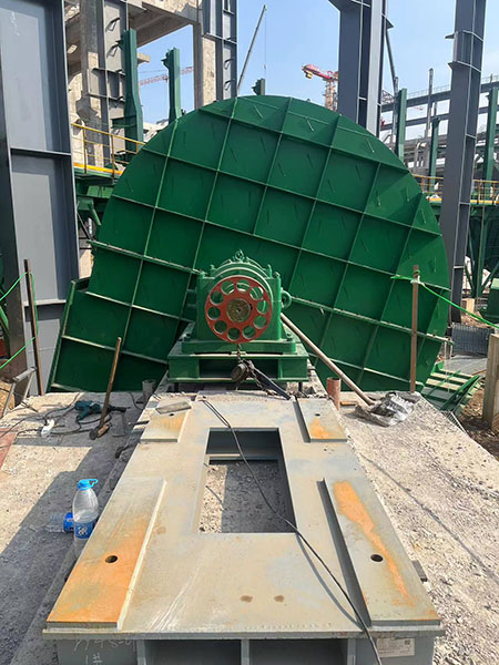 风机现场安装 - 高碑店市方官启新工业设备厂图片3